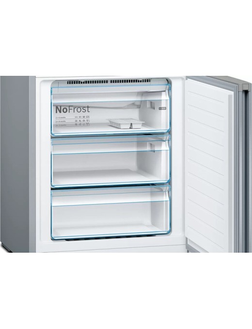 Bosch KGN49XIEA Ψυγειοκαταψύκτης 438lt NoFrost Inox Υ203xΠ70xΒ67εκ.