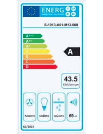 Gruppe Armonia 60 Απορροφητήρας Καμινάδα 60cm Μαύρος
