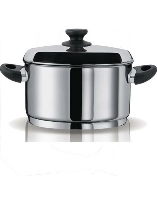 Pyramis Zeon Κατσαρόλα Φριτέζα από Αλουμίνιο 5.2lt / 24cm