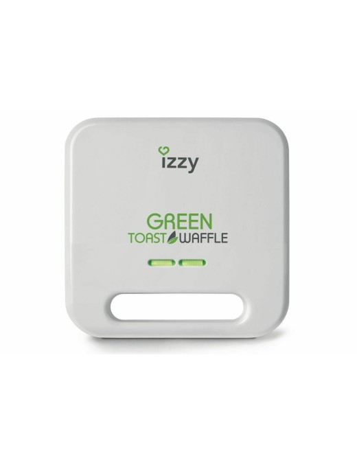 Izzy IZ-2010 Τοστιέρα με Αποσπώμενες Πλάκες για 2 Τοστ 800W Λευκή