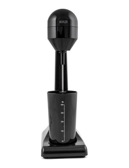 Muhler FMX-100P Φραπεδιέρα Επιτραπέζια 100W με 2 Ταχύτητες Μαύρη