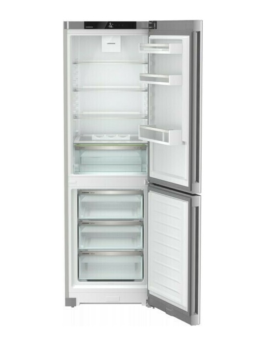 Liebherr CNsfd 5203 Pure Ψυγειοκαταψύκτης 330lt NoFrost Υ185.5xΠ59.7xΒ67.5εκ. Inox