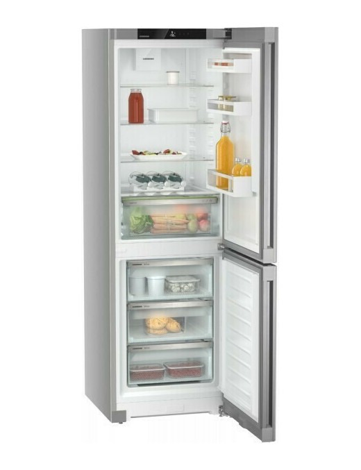 Liebherr CNsfd 5203 Pure Ψυγειοκαταψύκτης 330lt NoFrost Υ185.5xΠ59.7xΒ67.5εκ. Inox