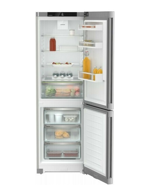 Liebherr CNsfd 5203 Pure Ψυγειοκαταψύκτης 330lt NoFrost Υ185.5xΠ59.7xΒ67.5εκ. Inox