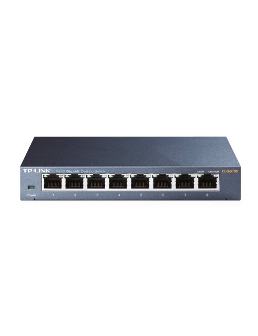 TP-LINK Desktop Switch TL-SG108 8 Θυρών, 10/100/1000Mbps, Ver. 6.0