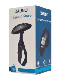 BRUNO ηλεκτρονική ζυγαριά αποσκευών BRN-0075, έως 40kg, μαύρη