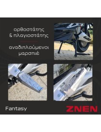 ZNEN ηλεκτρικό μηχανάκι Fantasy, 3000W, 72V 20Ah, μαύρο