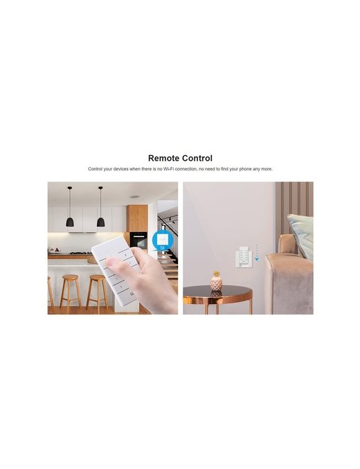 SONOFF remote controller RM433R2, 433MHz, λευκό