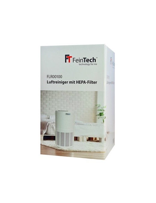 FEINTECH καθαριστής αέρα FLR00100 με φίλτρο HEPA13, 5 ταχύτητες, λευκός