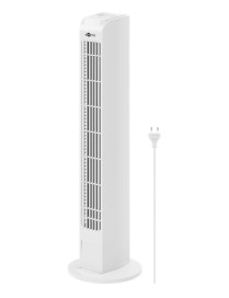 GOOBAY ανεμιστήρας πύργος 45283, 3 επίπεδα ταχύτητας, 77.5cm, 45W, λευκό