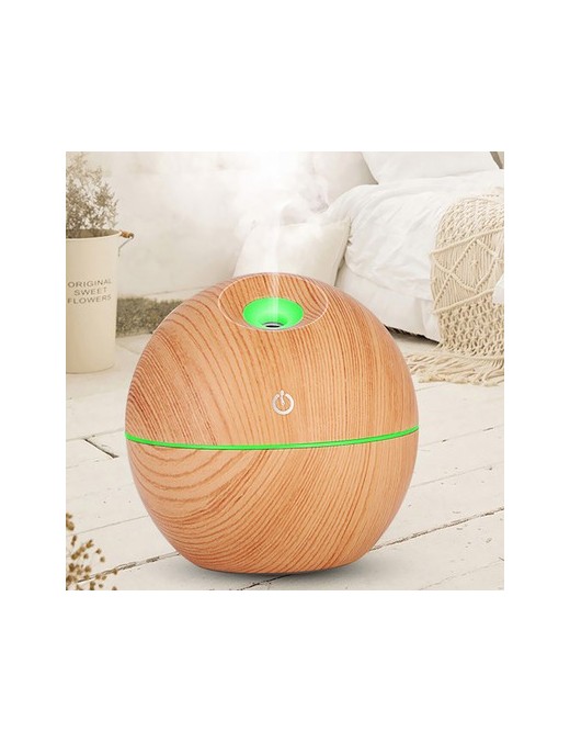 LTC υγραντήρας LXLL144 με LED φωτισμό, 130ml, εμφάνιση ξύλου