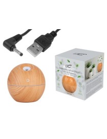 LTC υγραντήρας LXLL144 με LED φωτισμό, 130ml, εμφάνιση ξύλου